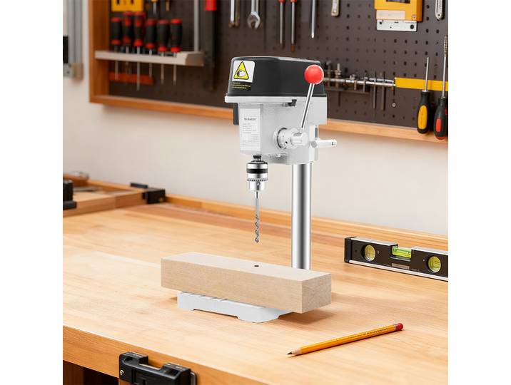 Perceuse d'établi Portable 340W, Mini outil de perçage de Table, perceuse d'établi électrique, presse 220V pour bricolage, fer, bois, panneau plastique