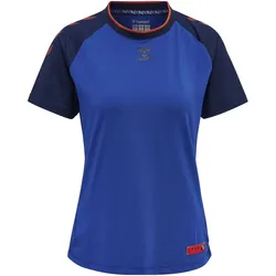 hummel, Damen, Sportshirt, Pro Grid Game Jersey S/S Wo (XS), Blau