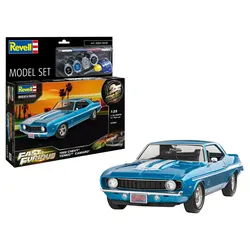 Revell 67694 Model Set Fast & Furious 1969 Chevy Camaro Yenko 1:25, 92 Teile