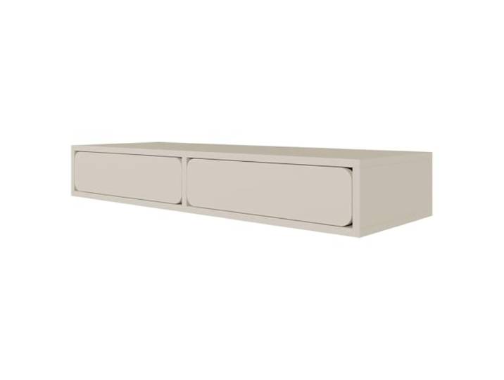 Selsey Wuwu Coiffeuse Gris-Beige 110 x 35 x 17 cm\, Design Minimaliste avec tiroirs Push-to-Open\, Montage Suspendu\, Panneaux de Particules laminés Robustes\, Parfaite pour la Chambre et Le Dressing