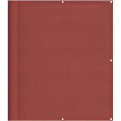 vidaXL Balkon-Sichtschutz Terrakotta 120x700 cm 100 % Polyester-Oxford