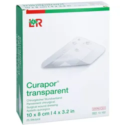 Curapor Wundverband Steril transparent 8 25 St