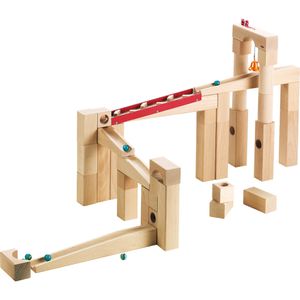 Haba Murmelbahn 1001136001, Bausatz, ab 4 Jahre, aus Holz, 6 Kugeln, 42 Bauteile