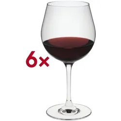 Rona Rotweinglas Burgundy 10 Invitation 610 ml ungeeicht 6 Stück transparent, 21.3 cm