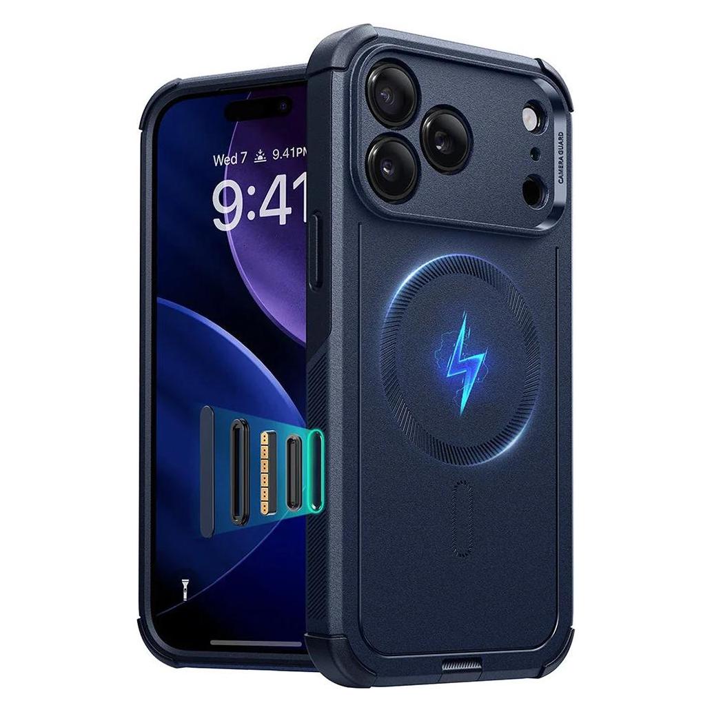 ESR - Cyber Halolock - iPhone 17 Pro Max - Blue (Apple iPhone 17 Pro Max) (59432884)