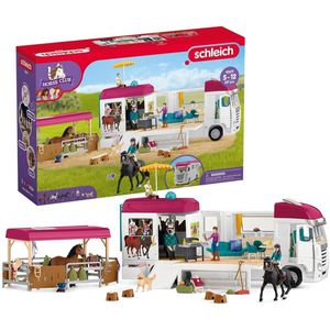 schleich Spielset HORSE CLUB 42619, ab 5 Jahre, Pferdetransporter, 227 Teile