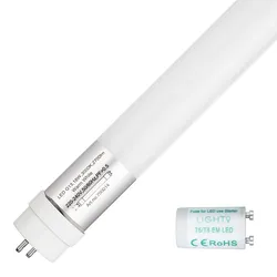 Lighto | LED-Leuchtstoffröhre | T8 | 18W | 120cm | 830 Warm White | ersetzt 36W Leuchtstoffröhre | Konventionelle EM