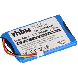 Navigationsgeräte-Akku 3,7V 750mAh Li-Polymer passend für Garmin DriveSmart