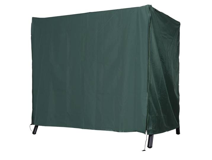 Outsunny Abdeckung Hollywoodschaukel, Dunkelgrün, Kunststoff, 114x152x177 cm, Gartenzubehör, Abdeckung für Gartenmöbel