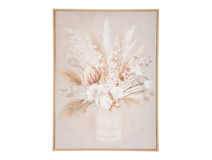 Atmosphera Toile Peinte Tida Encadrée 50 x 70 cm