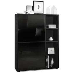 HIGHBOARD Cuba Türen in Schwarz Hochglanz