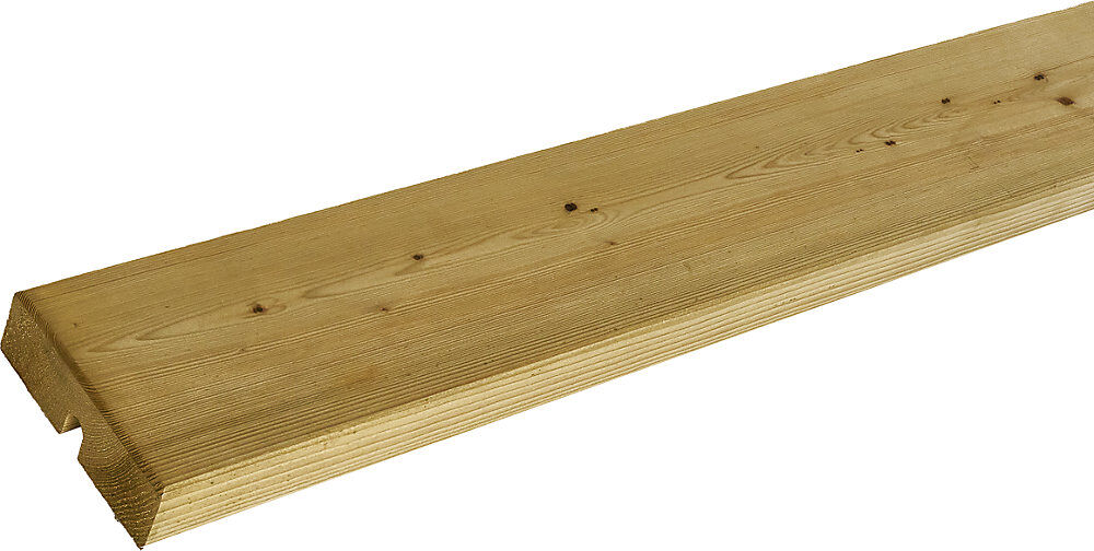kaiserkraft Gruppensitzbank, Gestell Stahl, feuerverzinkt, LxT 1770 x 1850 mm, Nadelholz, natur, mit Lehne