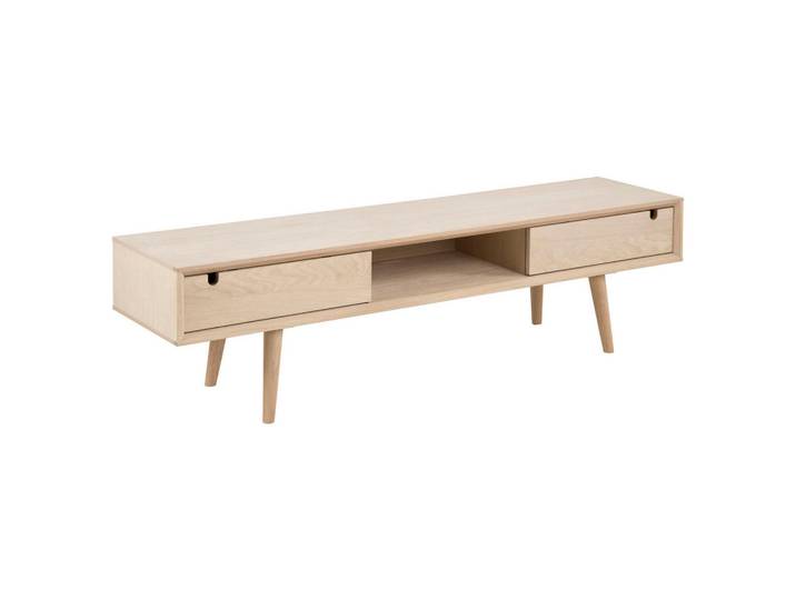 Lowboard Century, Eiche, Holz, Eiche, massiv,furniert, 160x43x38 cm, Typenauswahl, Holzmöbel, Kleinmöbel Holz, Holzkommoden, Lowboards Holz
