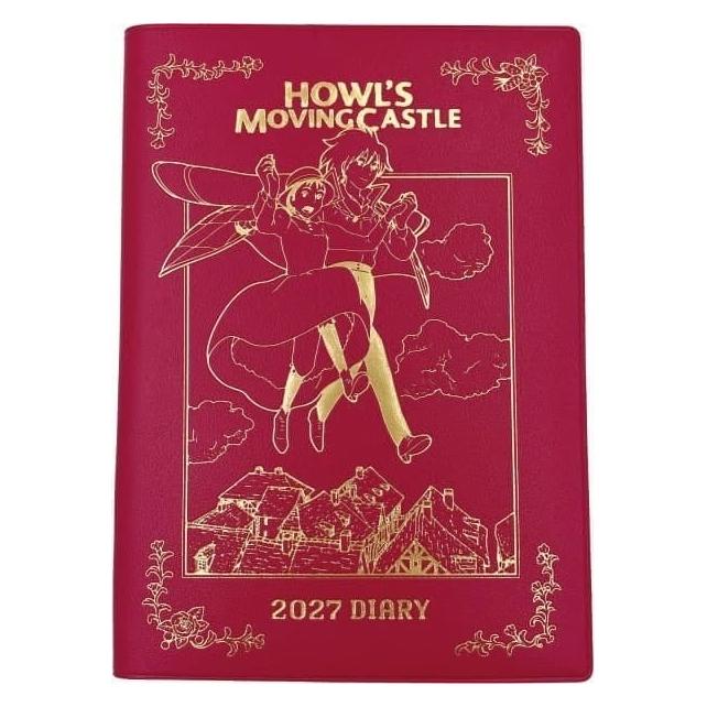 Ensky Le Château ambulant journal Hauru & Sophie red gold foil (ENSKY-21936)