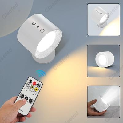 Uplift Picks LumaEase Rechargeable Cordless Wall Sconce With Remote white usb Rechargeable