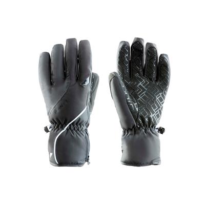 Skihandschuhe ZANIER, Damen, Gr. 7, schwarz, 90% Polyester, 10% Elasthan, unifarben, Handschuhe, mit hochwertigem Polster und wasserfester Qualität