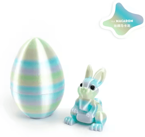 Inspire Picks 3D Printed Easter Rabbit Ornament With Egg Cute Desk Decor & Kids Gift 8
