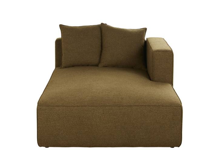 Modulares Sofaelement rechts, kakifarben