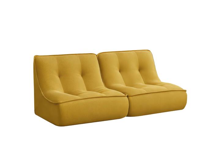 Modulare Cord-Sessel – 2er-Set