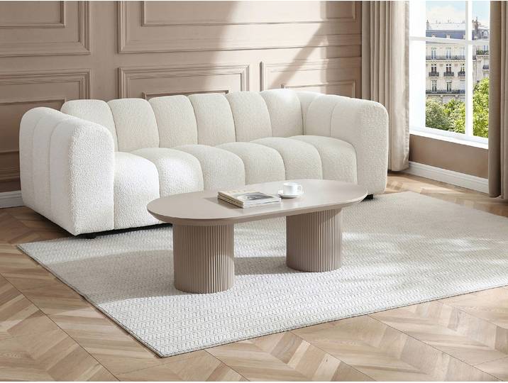 Couchtisch aus MDF - Taupe - LORIMILA