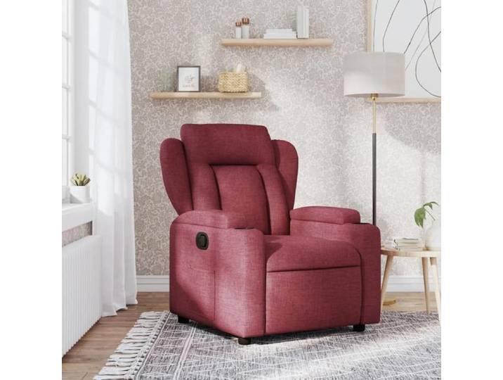 Fauteuil inclinable Rouge bordeaux Tissu 372406