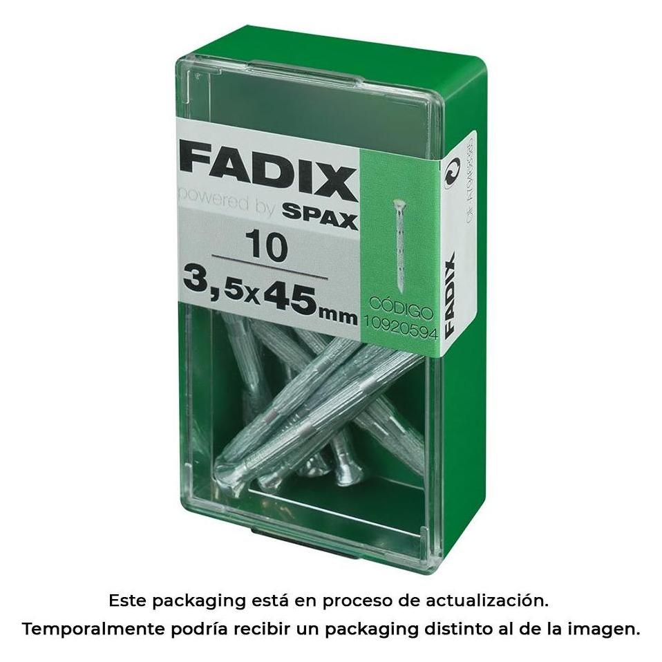 Fadix Box s 10 unit. cp nail striped steel 3,5x45mm (49378065)