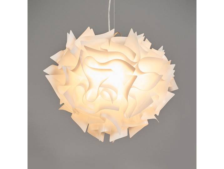 Veli Suspension Blanc - Slamp - Salon / séjour - Design - Plastique - À ampoule unique