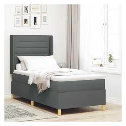 vidaXL, Boxspringbett, Faranina (Linien-Design) (90 x 200 cm)