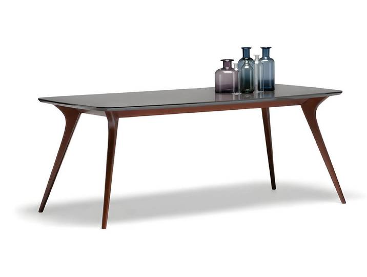 JVmoebel Esstisch Moderner Holztisch in warmem Braun mit minimalistischer Formgebung (Packung, 1-St., Tisch), Made in Europe
