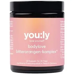 you:ly Bodylove Bitterorangen- Stoffwechsel-Komplex 60 Kapseln f. 30 Tage