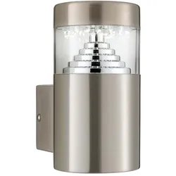 LED Wand Spot Lampe Leuchte Edelstahl Außen Veranda Terrasse Hof Weg Beleuchtung