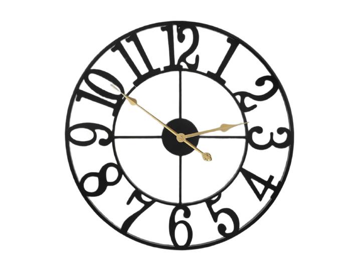 HAITANG 311 Horloge Murale 40 cm Noir