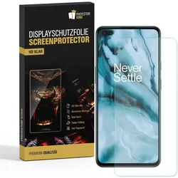 2x Displayschutzfolie für OnePlus Nord Displayfolie HD KLAR