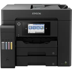 Epson EcoTank L6550 - Tintenstrahl - Farbdruck - 4800 x 1200 DPI - A4 - Direkter Druck (Tintenpatrone, Farbe), Drucker, Schwarz