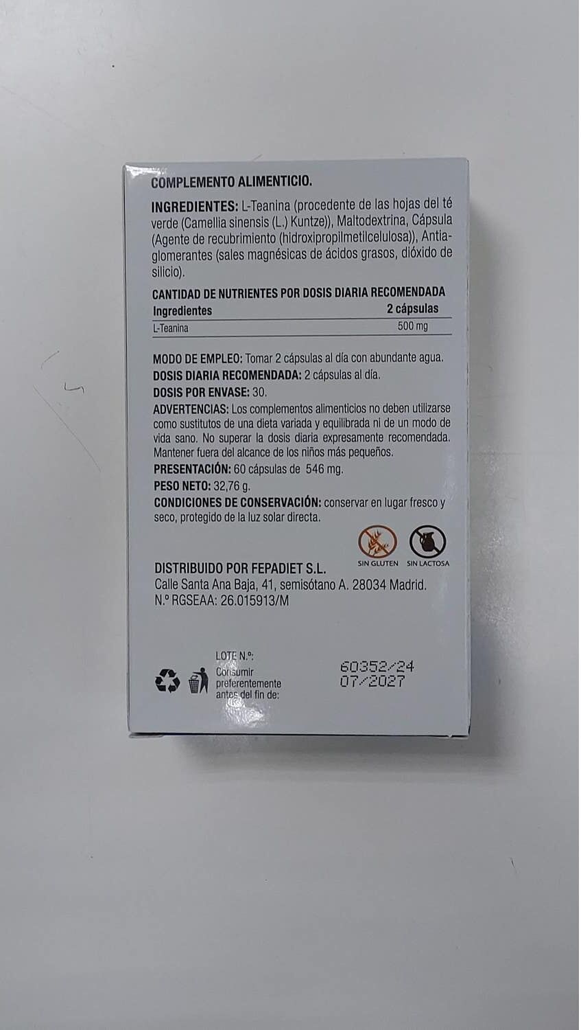 Fepadiet Fepa L-Teanina 60caps