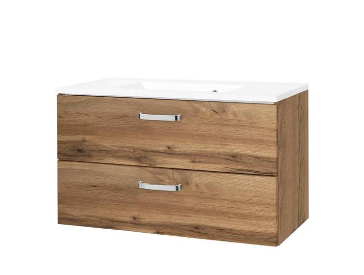 Waschtisch I 80cm Braun/Wotaneiche Dekor