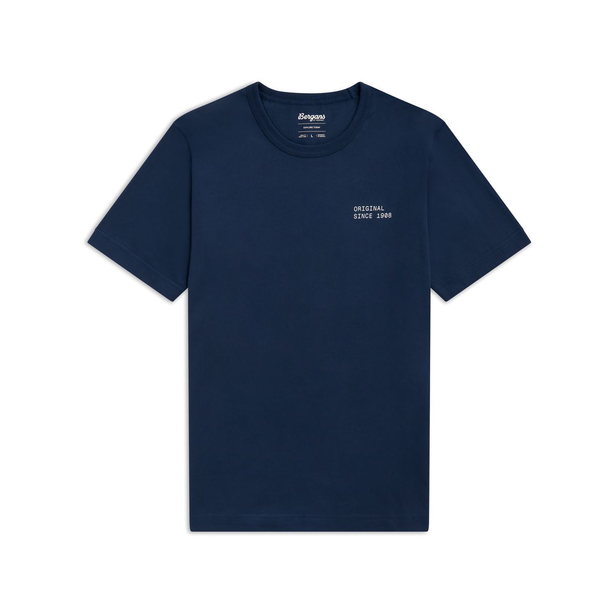 Bergans Original Cotton Tee Men navy blue (557) M 259787-4138-557-M