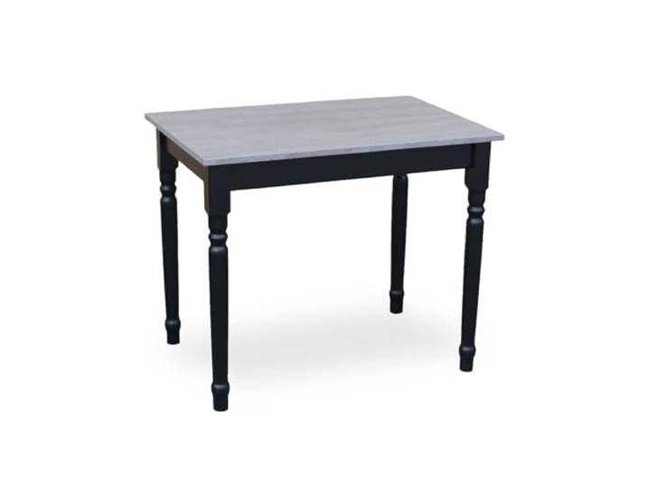 Metdrew Esstisch aus Holz Tisch 90x60 Kompakt & stabil Mit dekorativen Beinen für 2 Personen Kleiner Küchentisch Skandinavisches Design Tischplatte: Beton