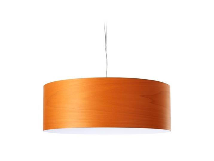 LZF Pendelleuchte Gea - Orange (Orange) , Large Natur, Skandinav