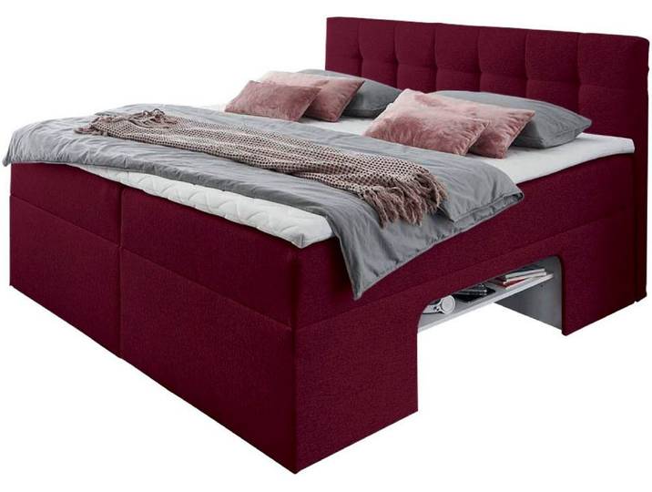 Home affaire Boxbett, Nische im Bettkasten für zusätzlichen Stauraum