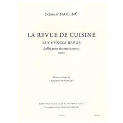 La Revue de Cuisine ballet pour 6 instruments (Klar, Fag, Trp, Vl, Vc, Klav) partition+parties (1927, Fachbücher von Bohuslav Martinu