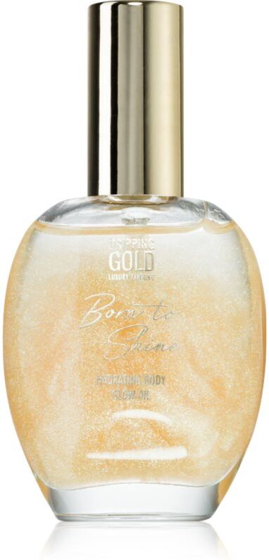 Dripping Gold Born To Shine huile pailletée corps teinte Golden 55 ml