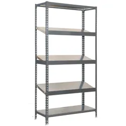SimonRack Simonexpo schraubenloses Metallregal 5 Böden. Farbe GRAU 2000x1000x400 mm