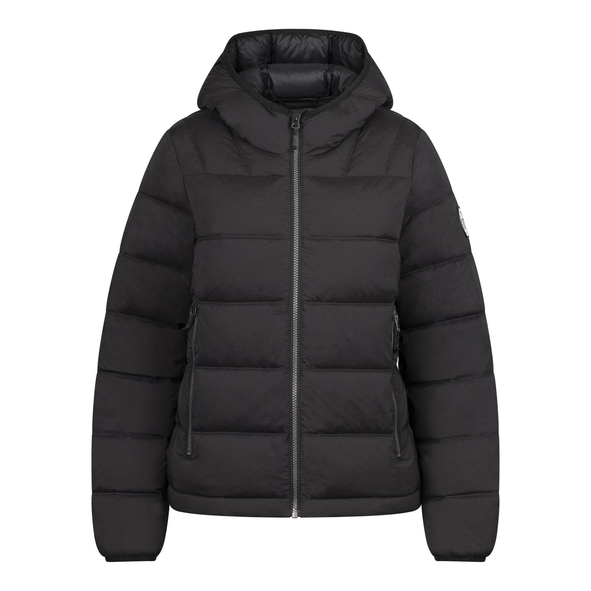Trespass Dames/Dames Rollins Hooded Jacket (Zwart)