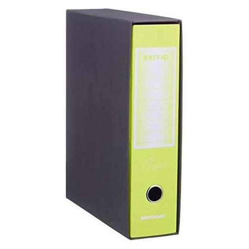 Brefiocart Brefio Fluo A4 Ringbuch Schwarz, Gelb (A4, 80 mm, 12 Stk.) (0201190GF)