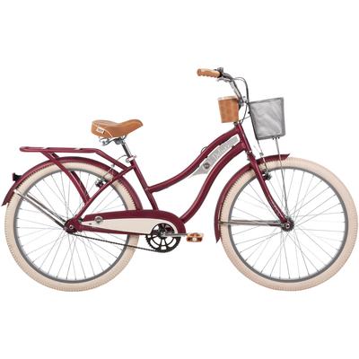 Cruiser HUFFY "Deluxe 26-Zoll Fahrrad, Rot" Gr. 38, rot, Fahrräder, Kinder, 38cm, 26 Zoll (66,04cm) hinten: 26 Zoll (66,04cm)