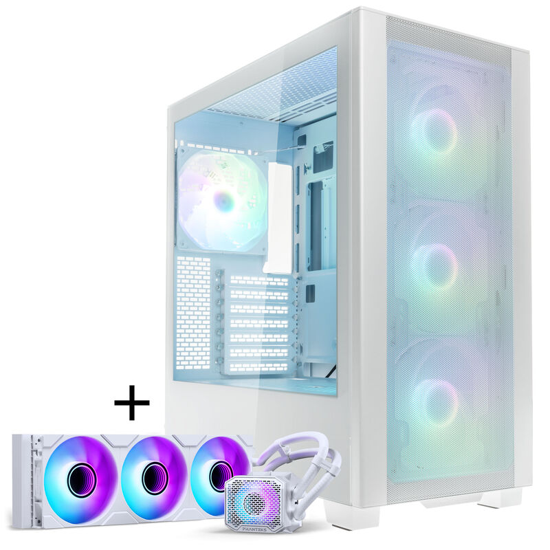 PHANTEKS XT Pro Ultra + Glacier One 360M25 Gen2 DRGB, 360mm, Bundle - weiß