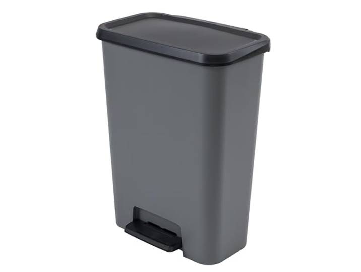 Curver Compatta Duo Prullenbak 23L+23L - Grijs/Zwart