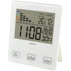 HAMA Thermo-/Hygrometer TH-10 - weiß