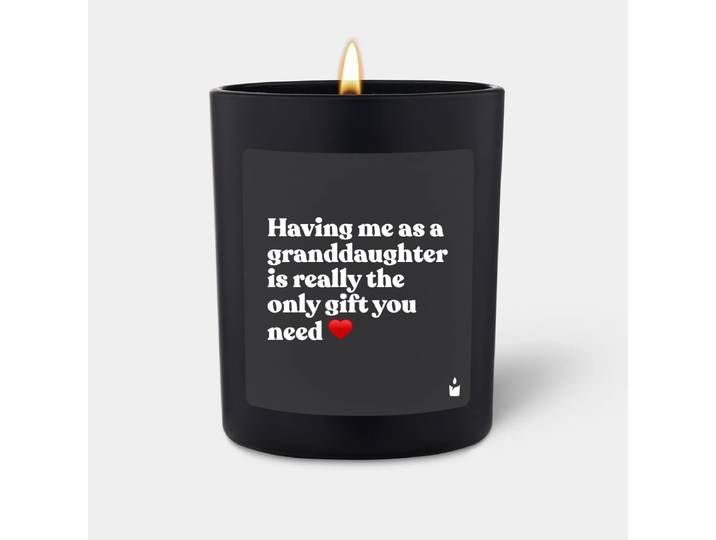 Duftkerze Flowery Having me as a granddaughter is really the only gift you need
